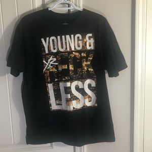 Y&R Young and Reckless Big City T Shirt Mens Size L A6
